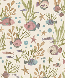 Обои в детском стиле Grandeco Little Dreamers LD 3318