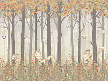 Фотообои лес Wall street FAIRY FOXES Fairy Foxes 2