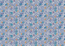 Голубые обои для стен Kerama Marazzi REFLECTION KM6514