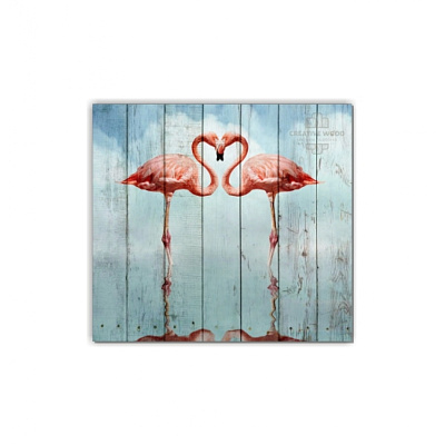 Картины ZOO - 30 Два фламинго, ZOO, Creative Wood Картины ZOO - 30 Два фламинго, ZOO, Creative Wood