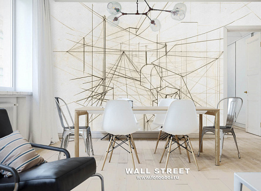 Фотообои в интерьере артикул Induction 30, INDUCTION, Wall street Фотообои в интерьере артикул Induction 30, INDUCTION, Wall street